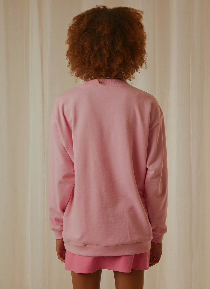 Oversized Sweater - Prism Pink