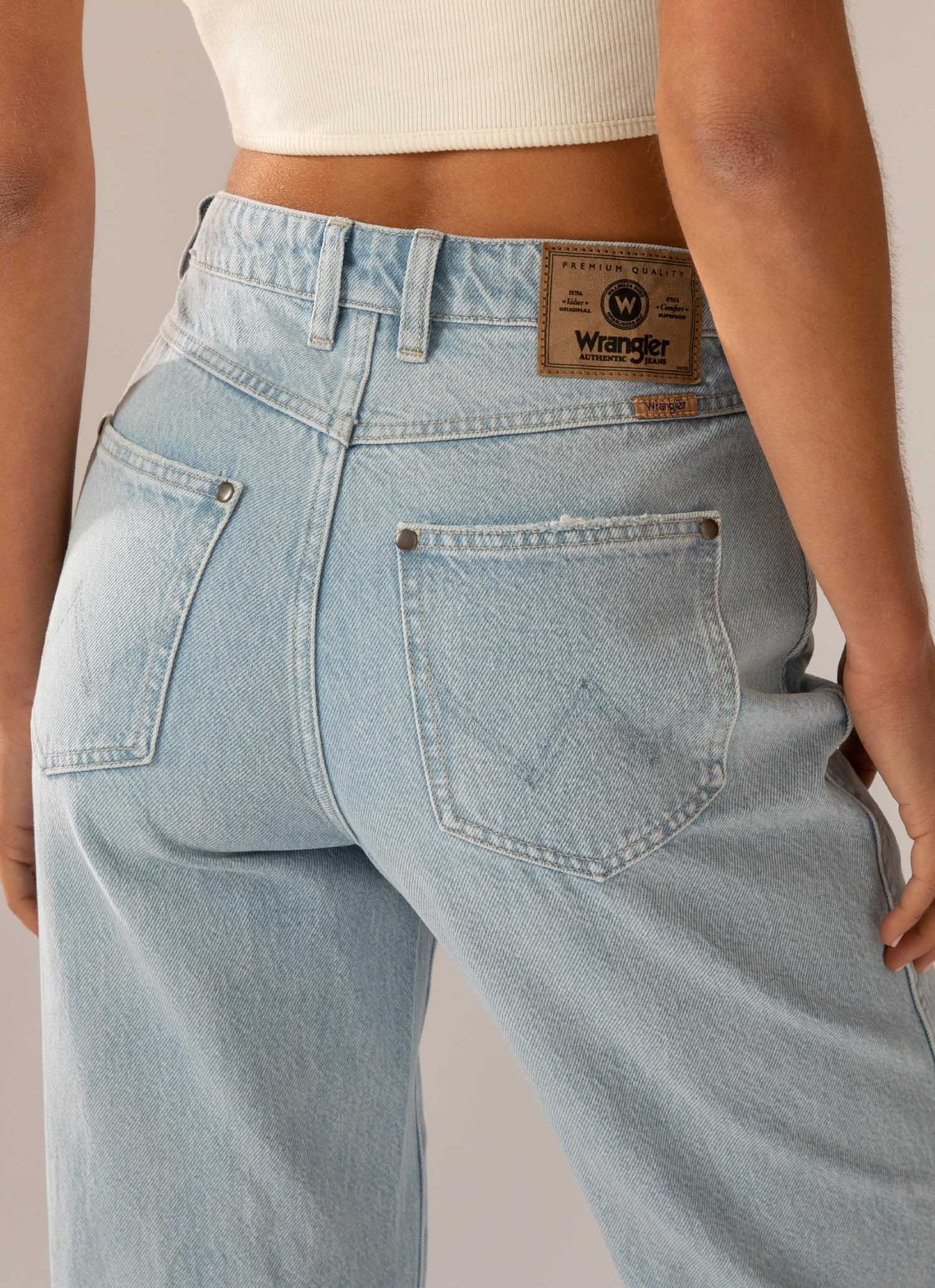 Wrangler hi hot sale bells cropped