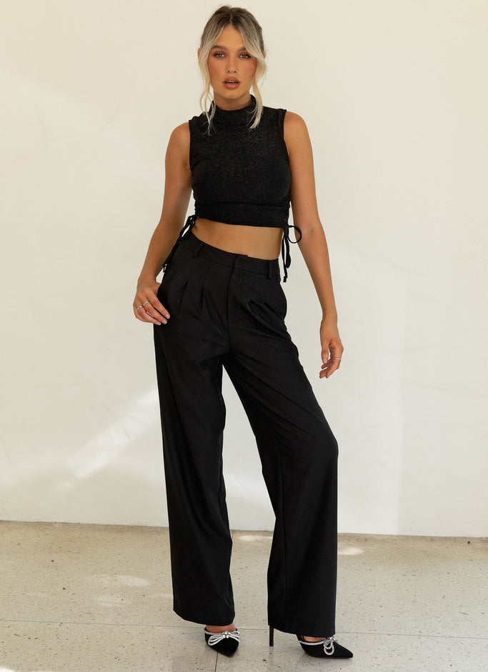 Magdalena Suit Pants - Black