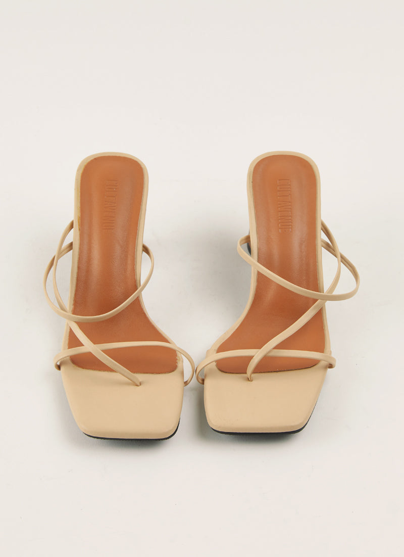 Square toe strappy online mules