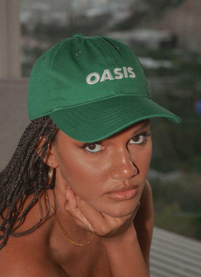 The Oasis Dad Cap - Military Green