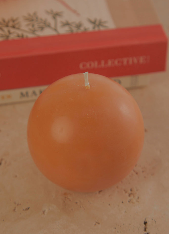 Moreton Eco Ball Candle - Orange