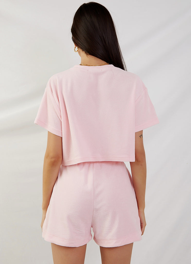 Corsica Terry Tee - Pink