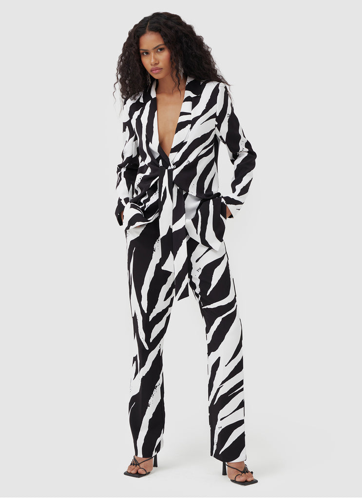 Karim Trouser Pant - Zebra