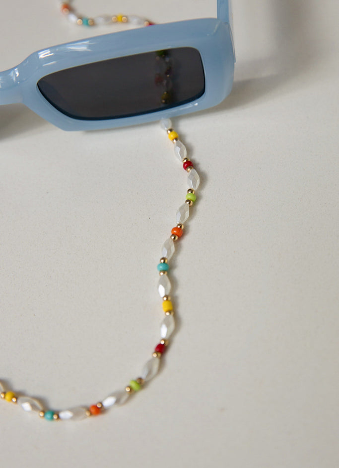 Tropical Times Sunglasses Chain - Pastel