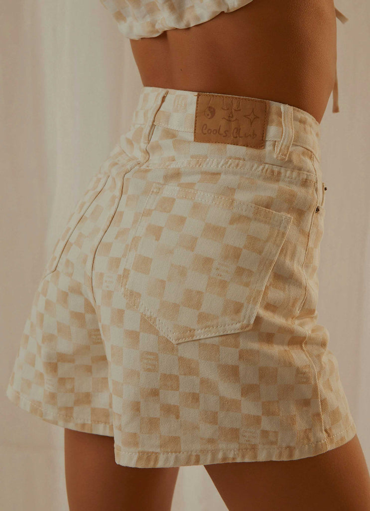 Jean Short - Sand checker
