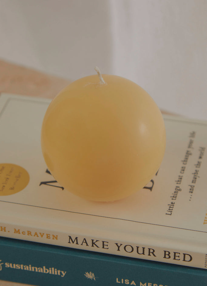 Moreton Eco Ball Candle - Lemon