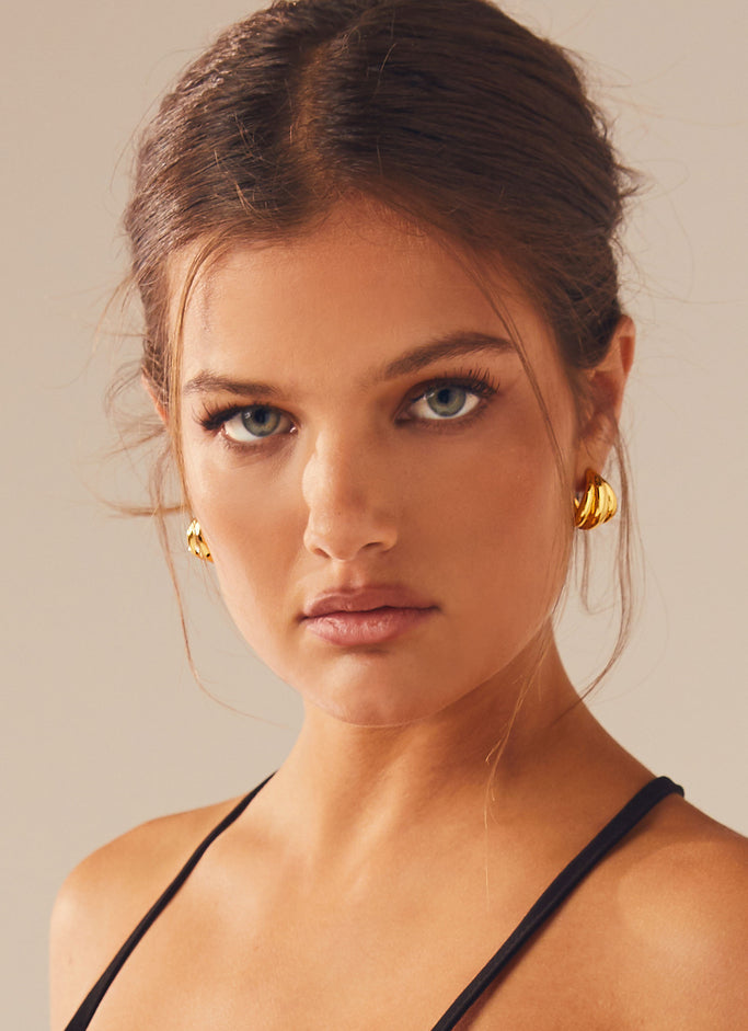 Lowkey Gold Hoops - Gold