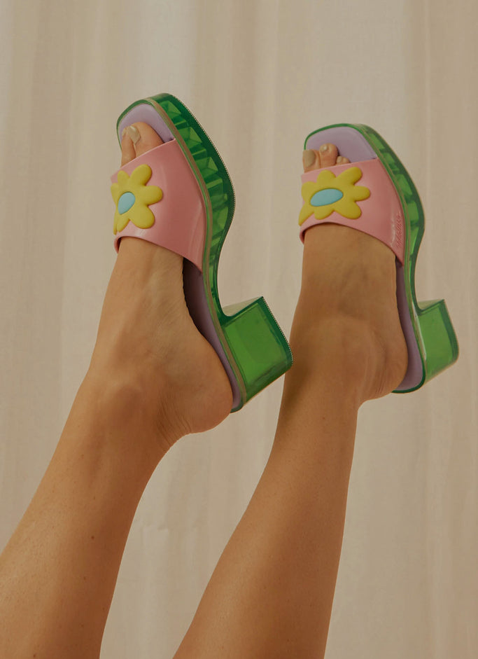 Melissa x Lazy Oaf Pink Shape Sandal - Pink
