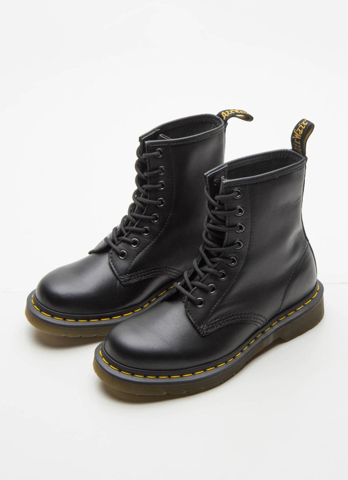 1460 8 Eye Boots - Black Nappa