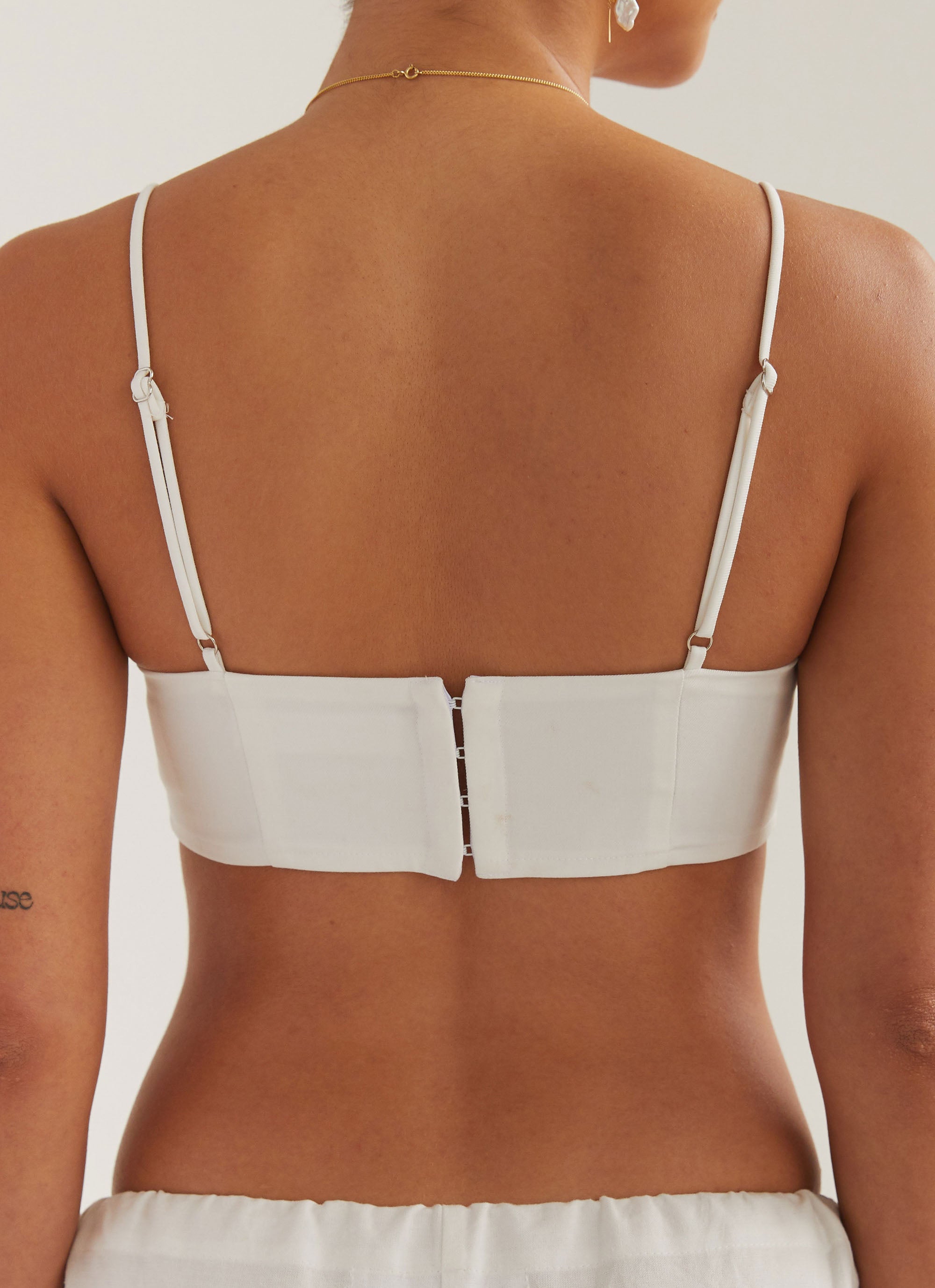 Free People Sage Longline Neo Bralette - White