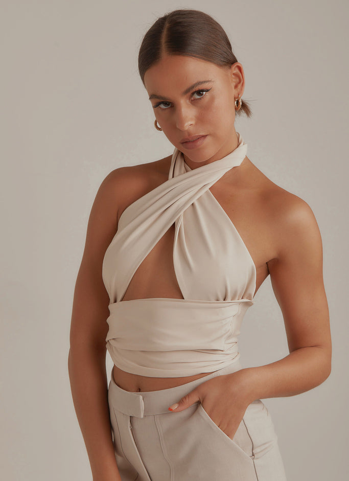Emotions Crop Top - Ivory