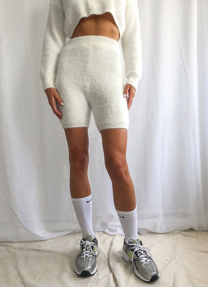 Trends Knit Shorts - Cream