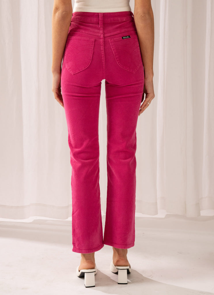 Original Straight Jean - Magenta Cord