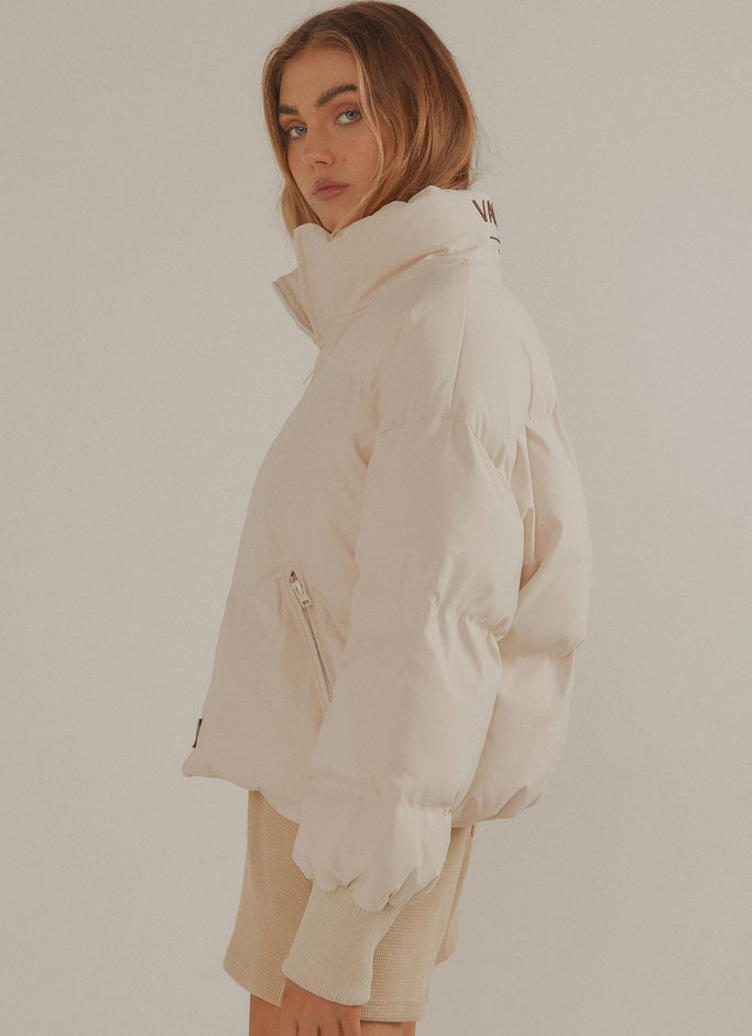 Jetty Puffer Jacket - Coconut Milk