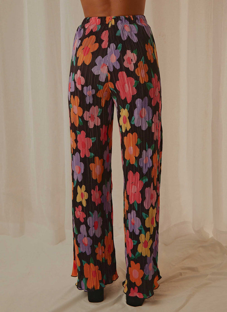 90s Muse Pants - Noir Bloom