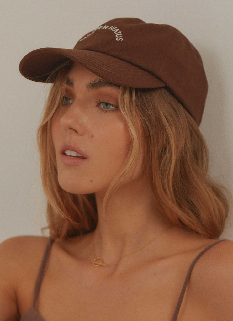 Time Out Dad Cap - Choc Brown