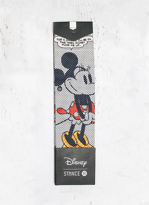 Tick Tock Minnie Socks - Off White