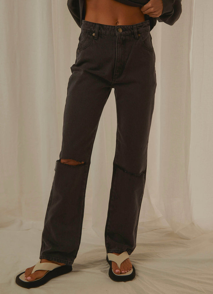 Original Straight Jean - Stone Black
