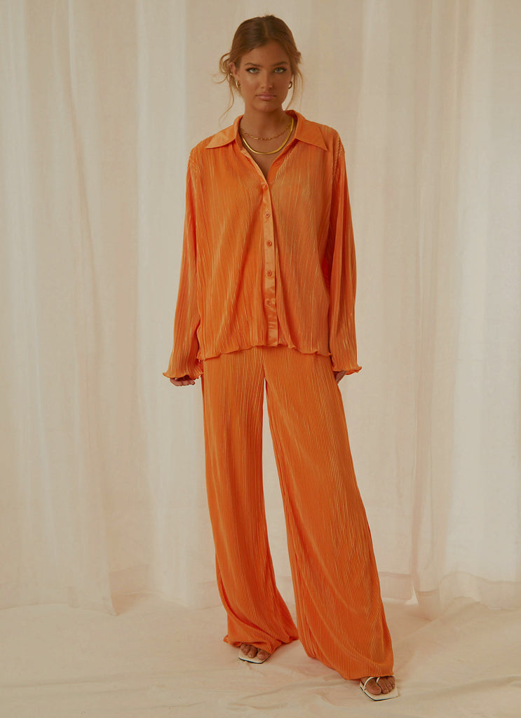 90s Muse Pants - Tangerine