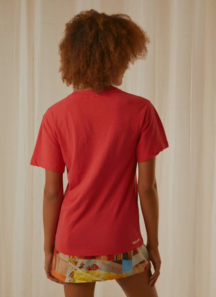 Enjoy Coke Classic Tomboy Tee - Coke Red