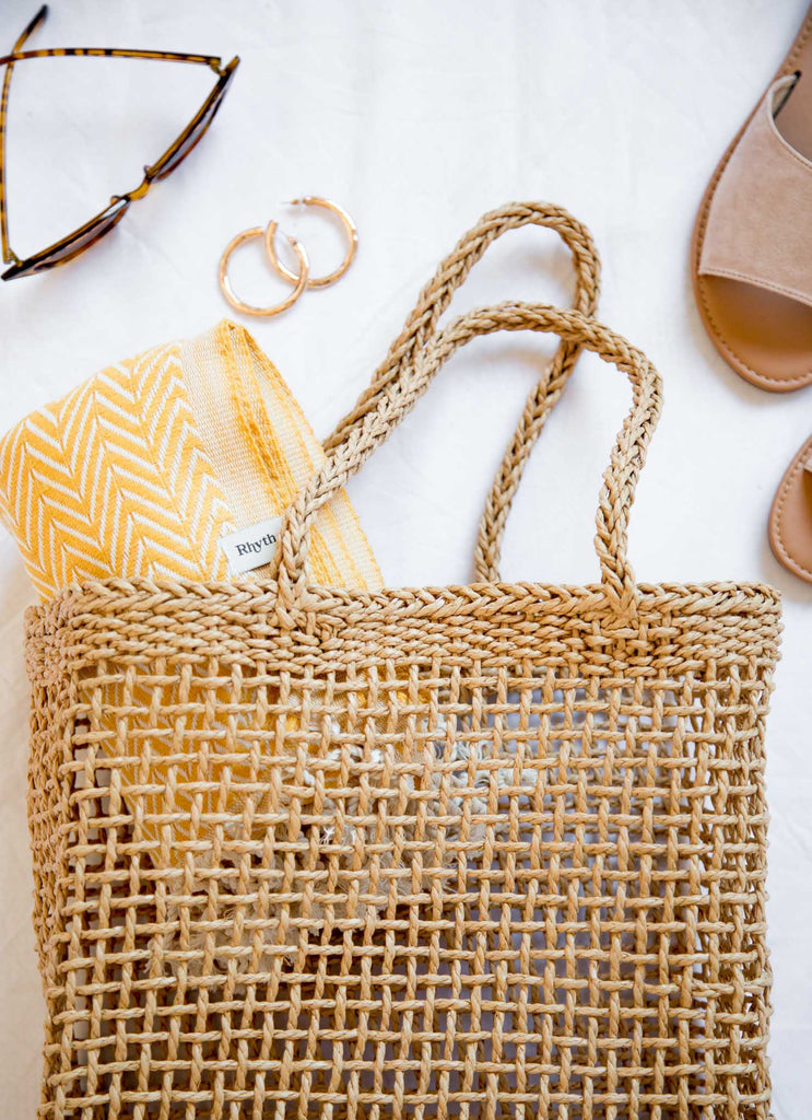 Bungalow Beach Bag - Straw