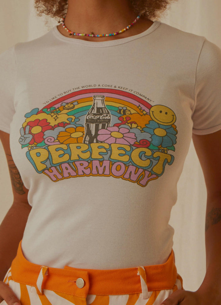 Coke Perfect Harmony Tee - Lavender