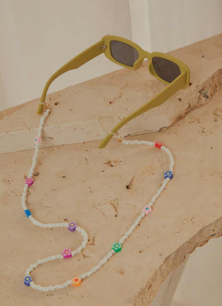 Gypsy Child Sunglasses Chain - White Multi