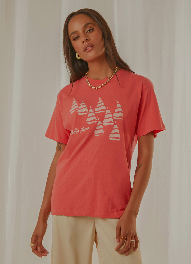 Cape Cod Tomboy Tee - Red