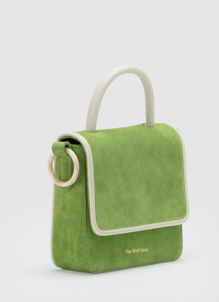 Layla Mini Box Bag - Lime