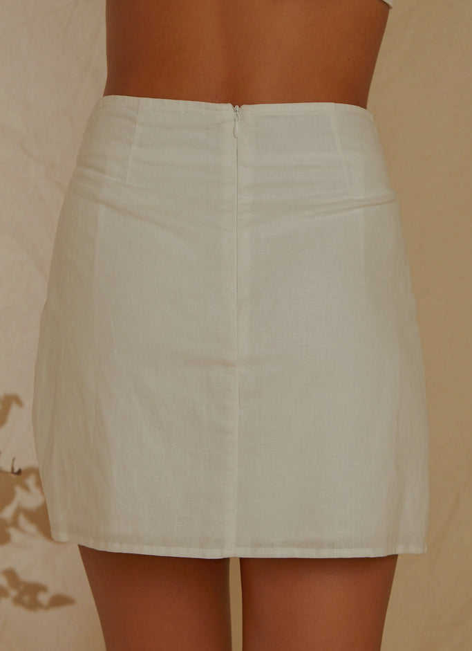 European Edition Mini Skirt - White