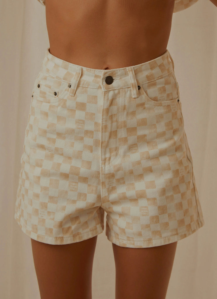 Jean Short - Sand checker