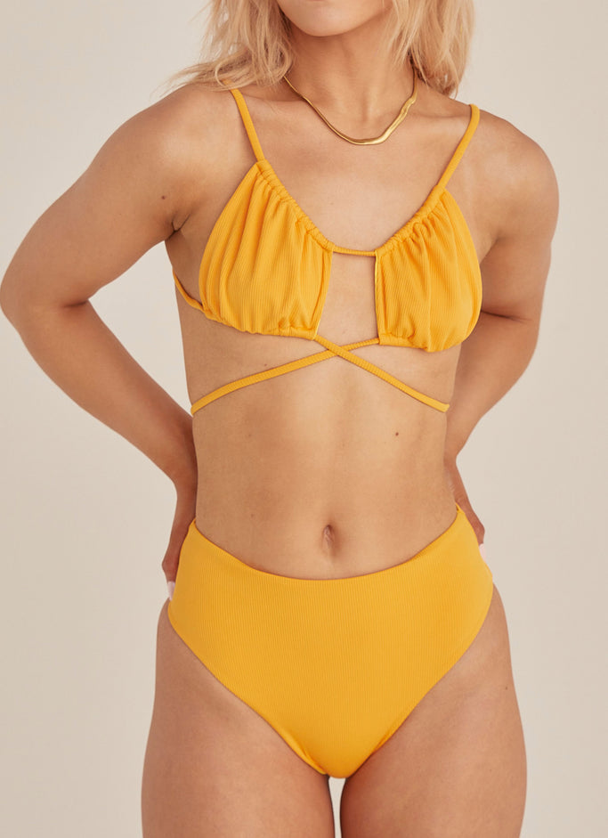 Paradise City Bikini Top - Summer Mango