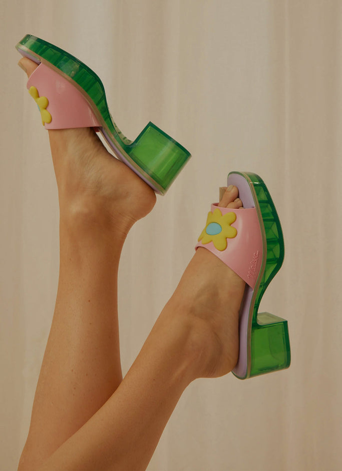 Melissa x Lazy Oaf Pink Shape Sandal - Pink