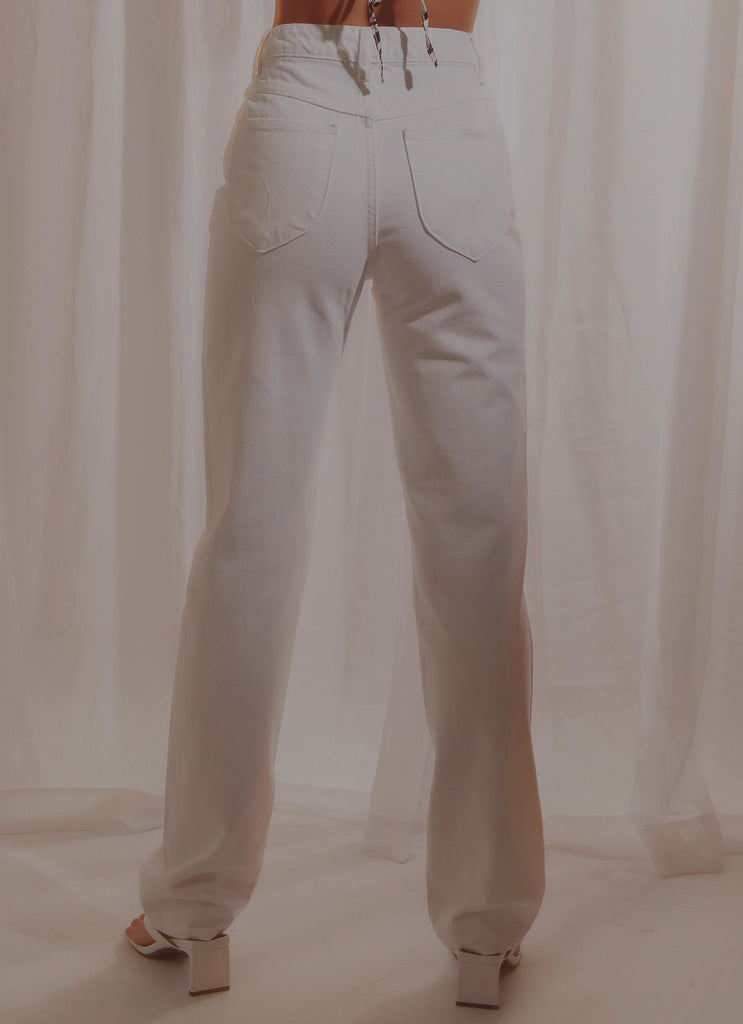 Classic Straight Jean - Vintage White