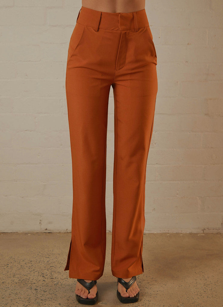 Tess Suit Pants - Terracotta