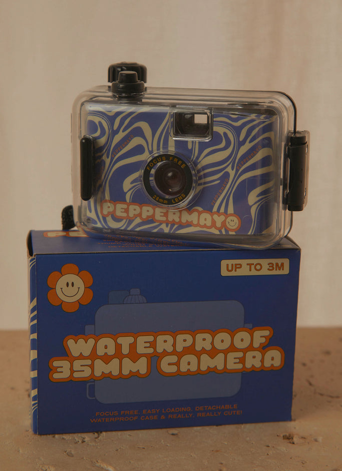 Art Trip PM 35mm Reuseable Film Camera - Cobalt Marble