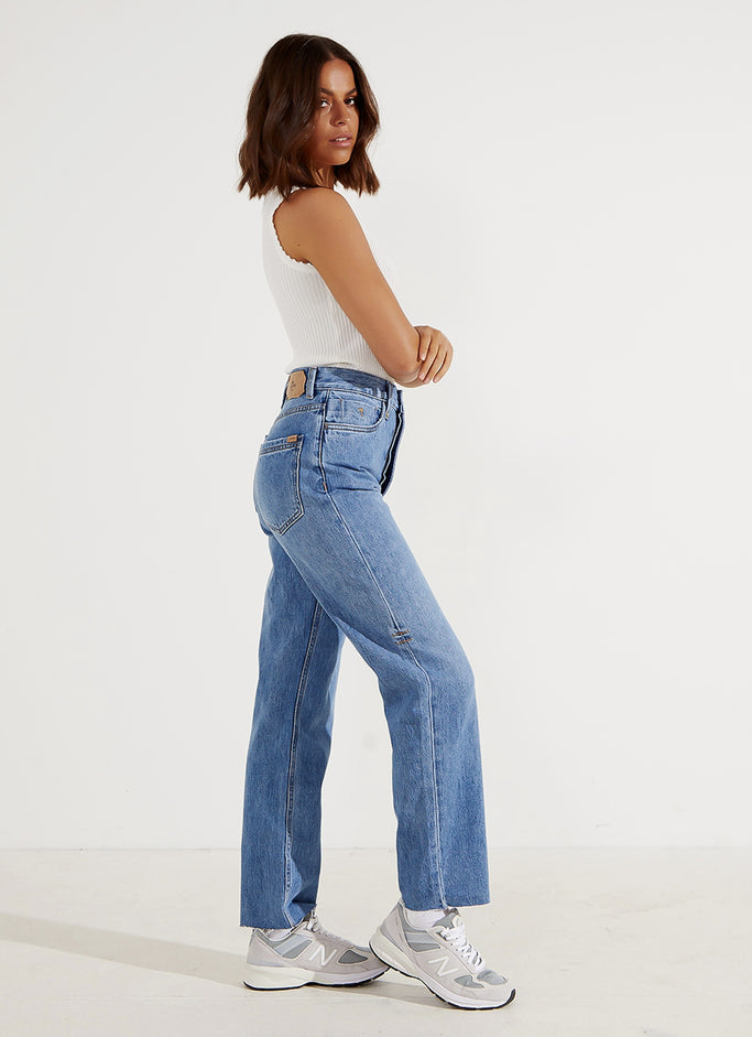 Paige Jean - Trucker Blue