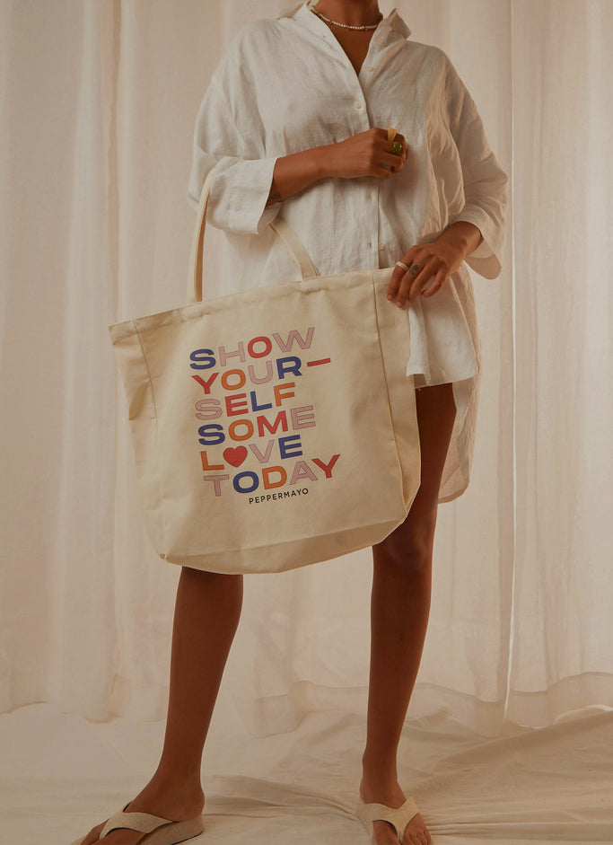 Peppermayo Lover Canvas Tote - Multi