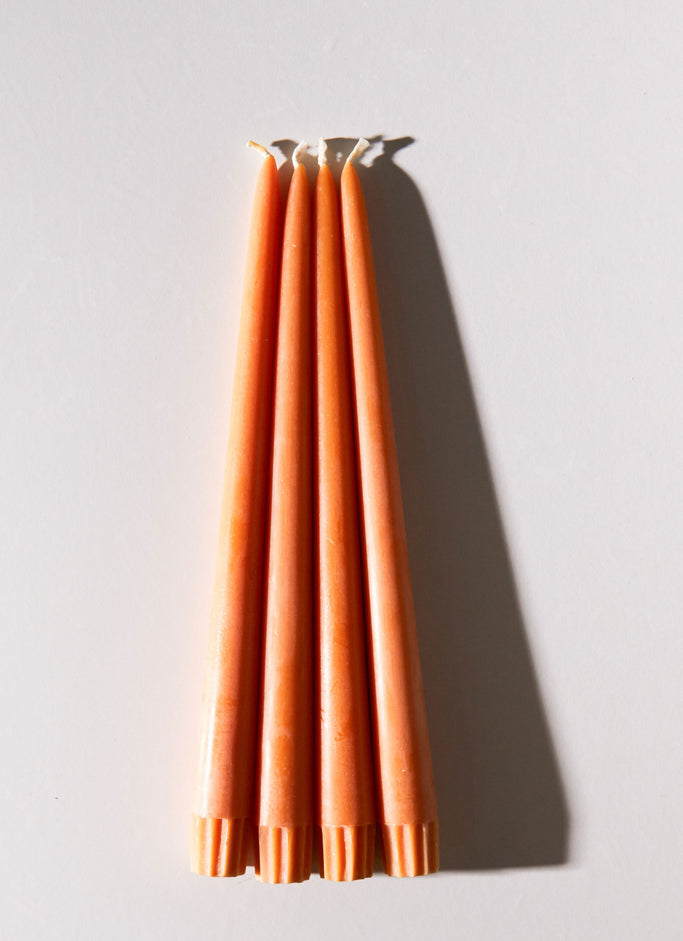 Moreton Eco Taper Candle Pack of 4 - Orange