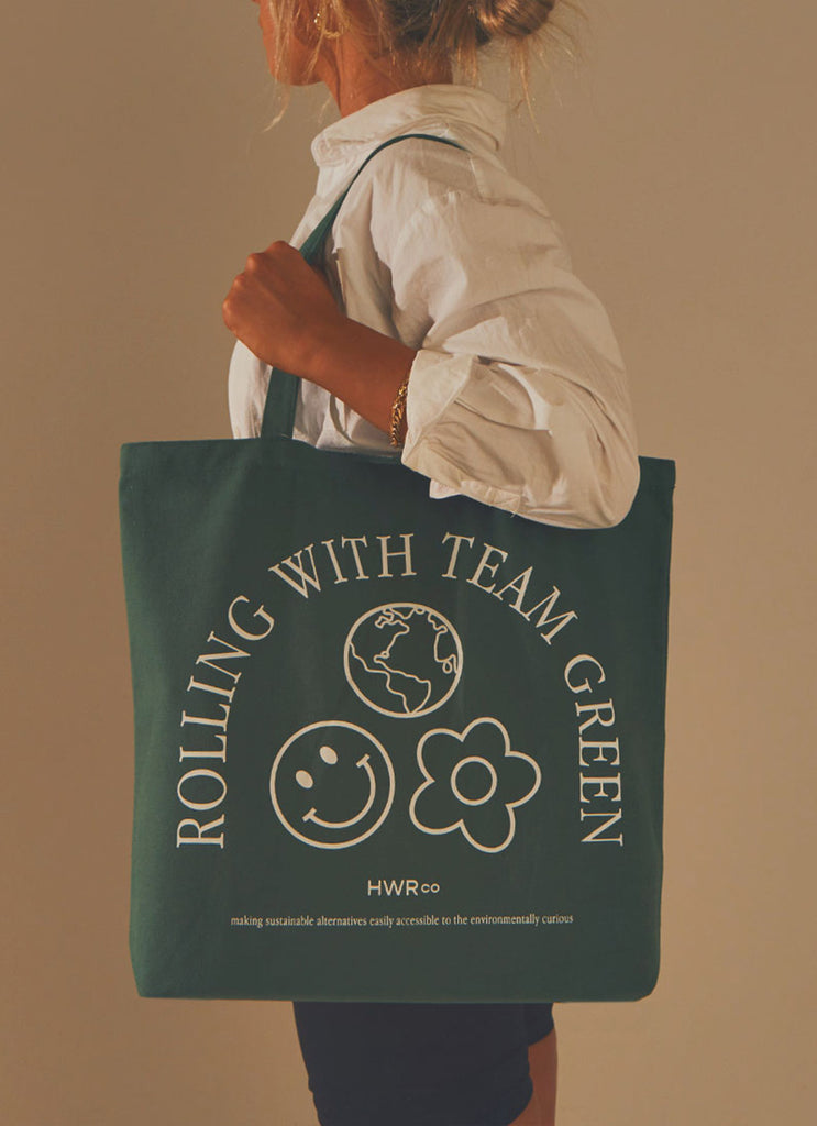 Team Green Tote Bag - Forest Green