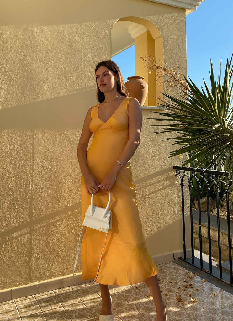 Loren Maxi Dress - Mango Shimmer
