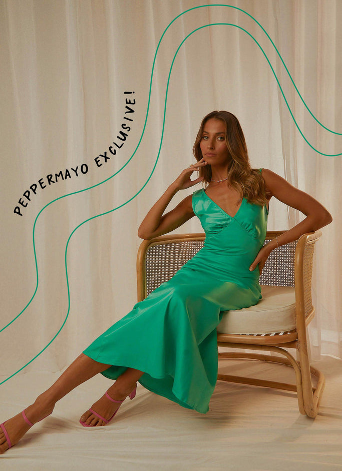 Loren Maxi Dress - Jade Green
