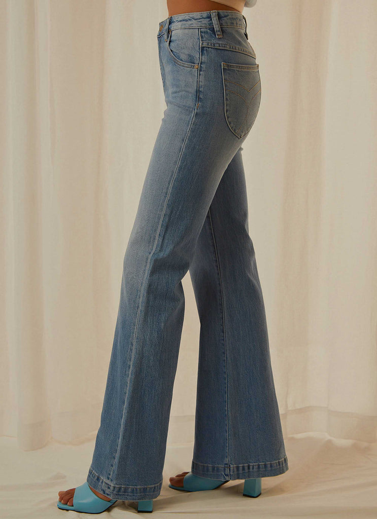 Eastcoast Flare Jean - Karen Blue