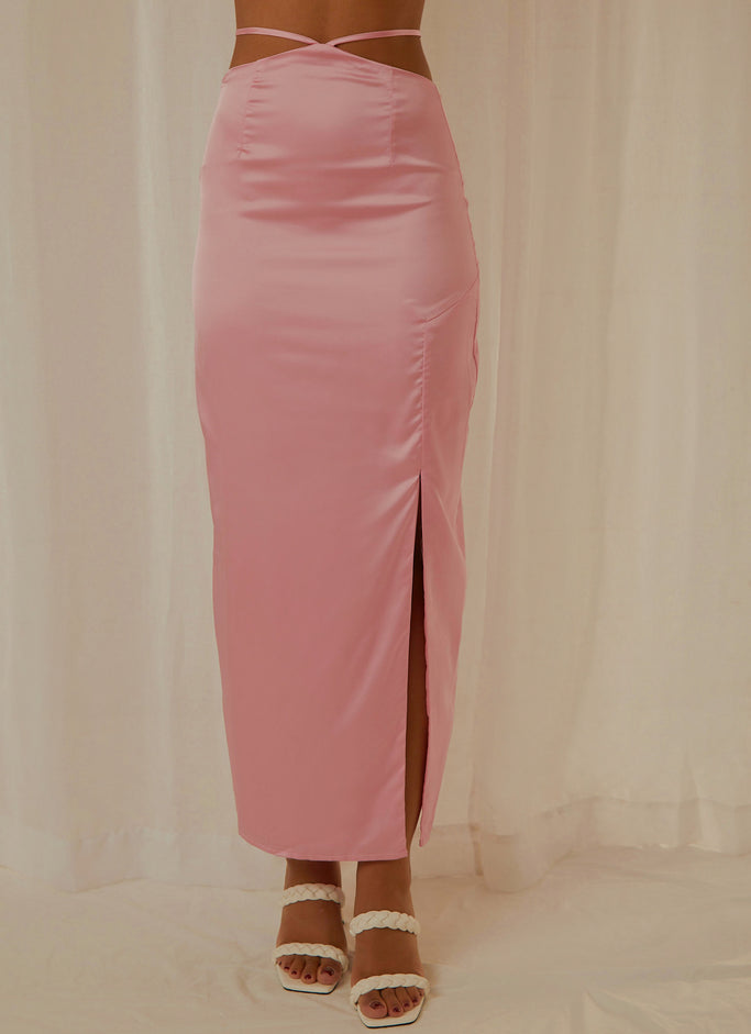 From Florence Maxi Skirt - Baby Pink