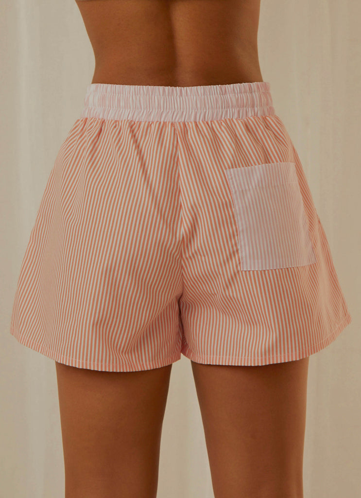 Hideaway Stripe Shorts - Sherbert Stripe