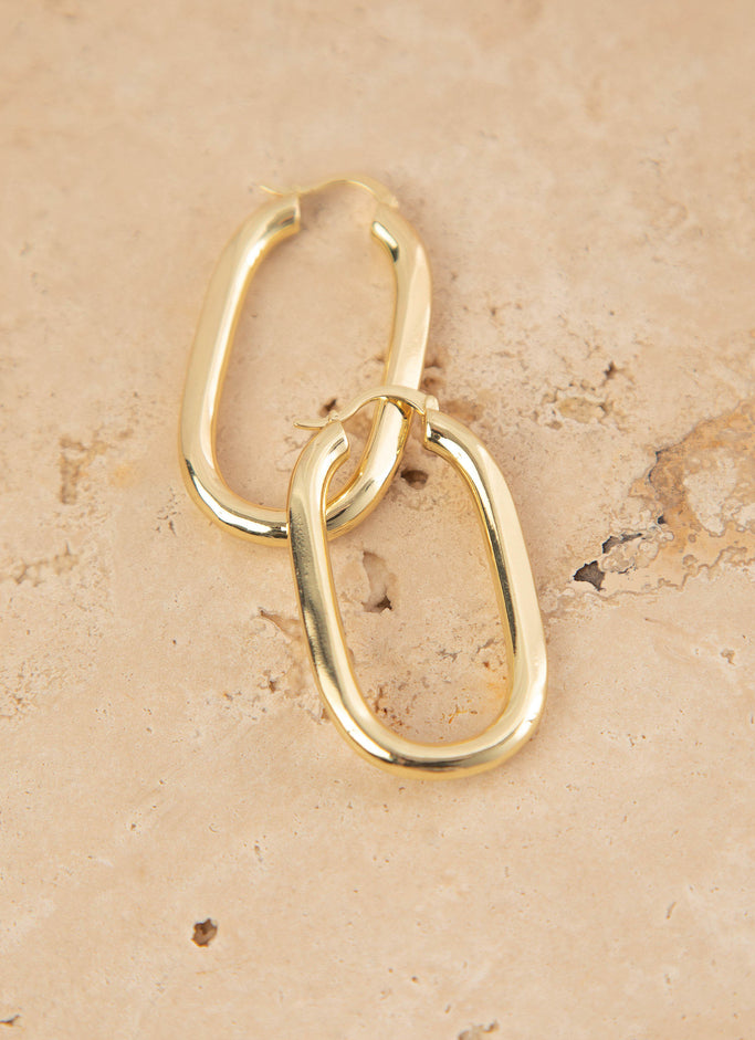 Style Code Earrings - Gold