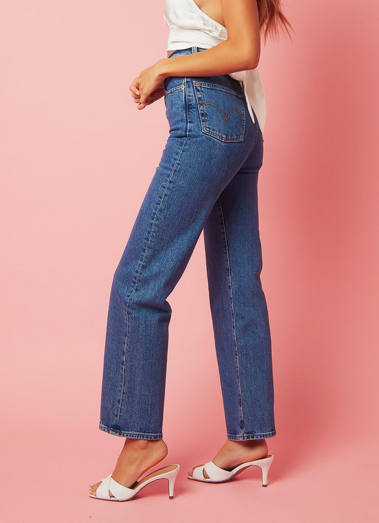 Ribcage Straight Ankle Jeans - Georgie