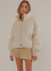 Jetty Puffer Jacket - Coconut Milk