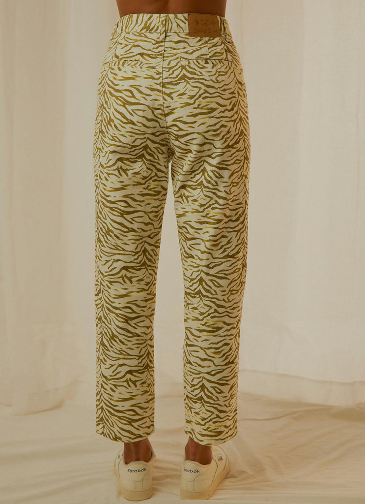California Pant - Herb Zebra